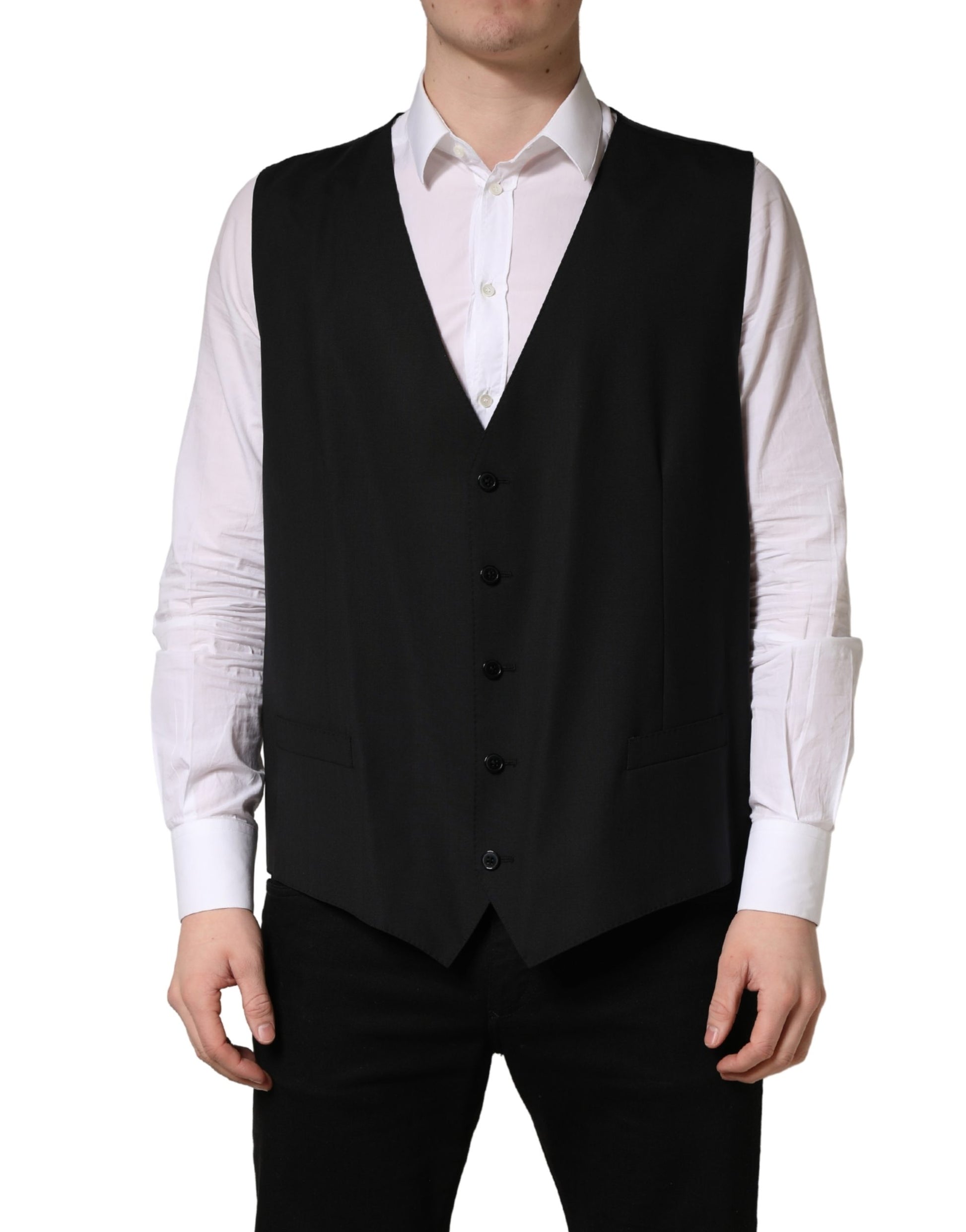 Dolce & Gabbana Black Waistcoats for Men alternate view