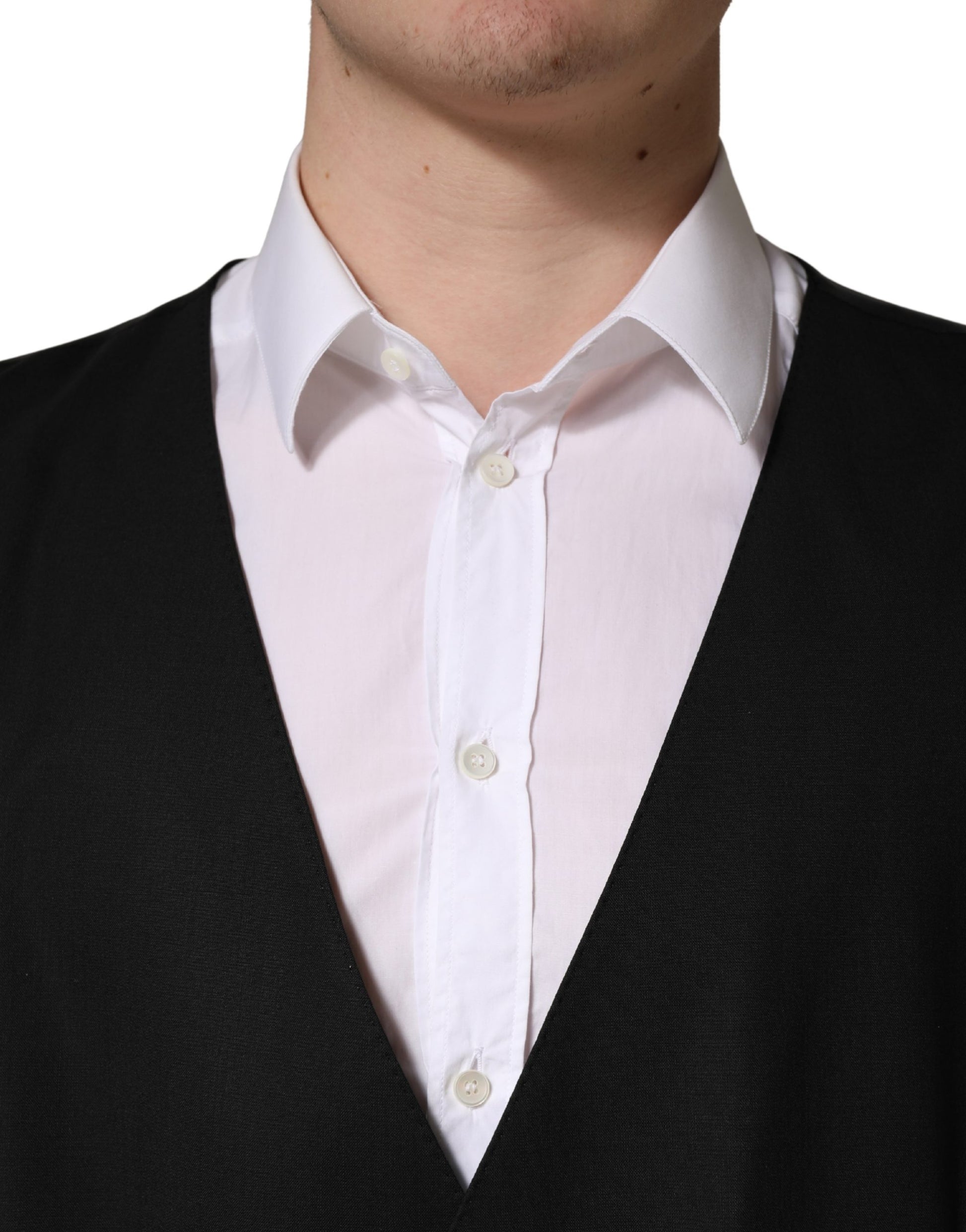 Dolce & Gabbana Black Waistcoats for Men additional view