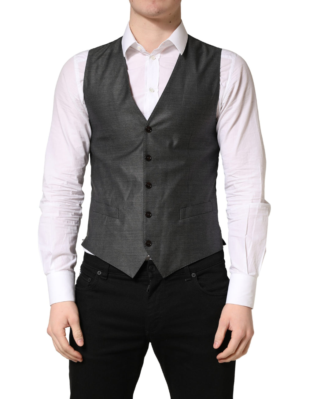 Dolce & Gabbana Grey Waistcoats for Men alternate view