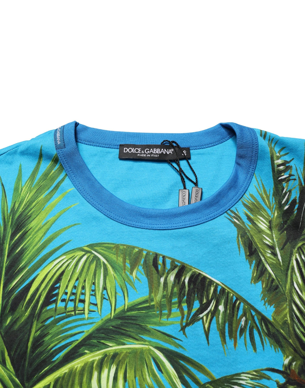 Dolce & Gabbana Blue Short-Sleeve Shirt for Men additional view
