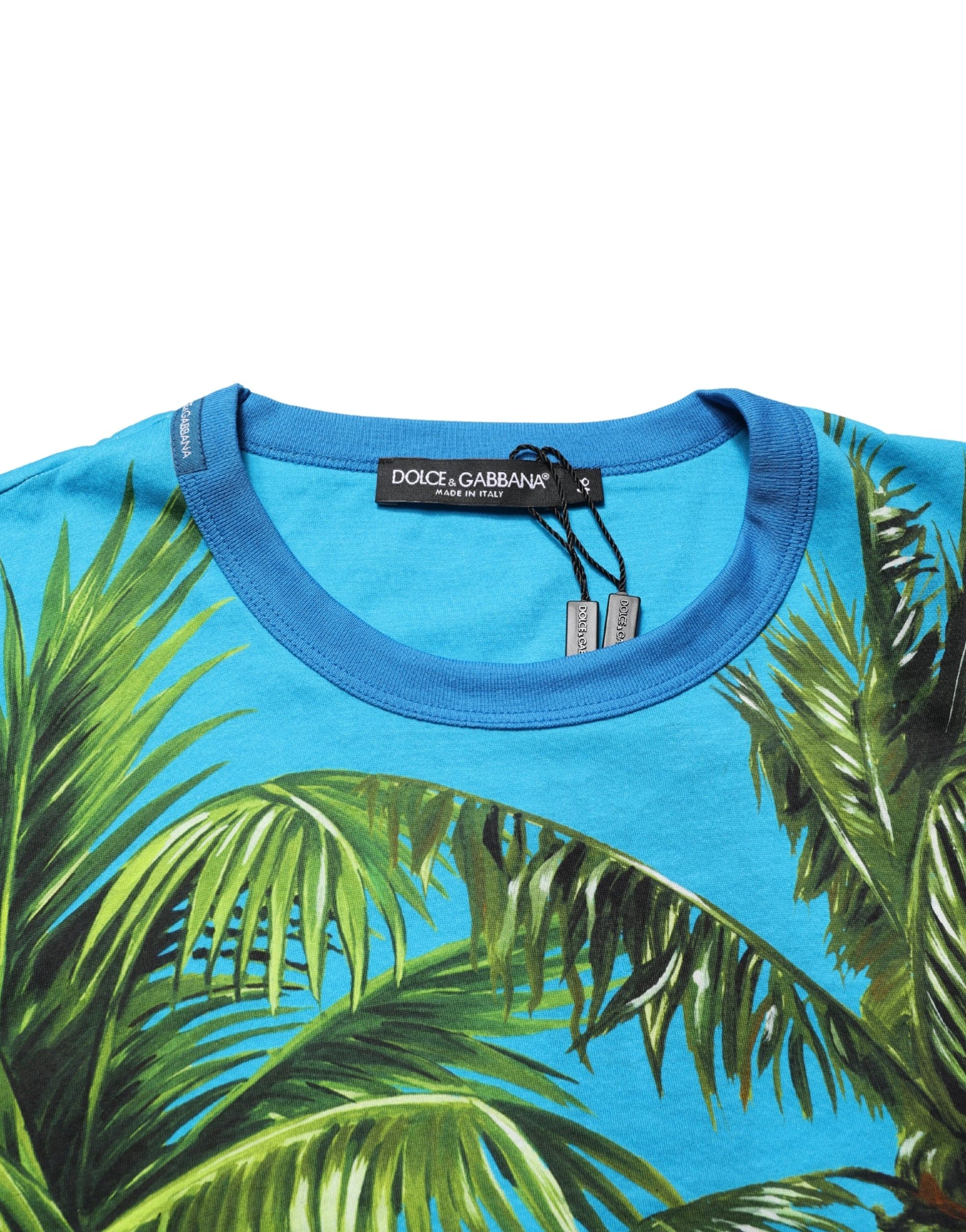 Dolce & Gabbana Blue Short-Sleeve Shirt for Men additional view