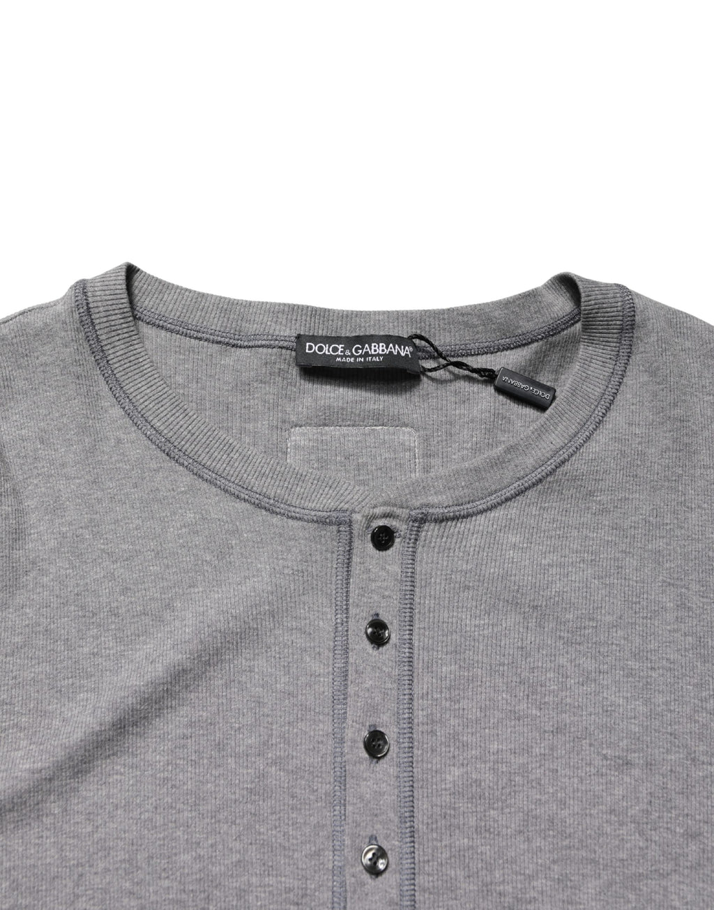 Dolce & Gabbana Grey Long Sleeve T-Shirt for Men additional view