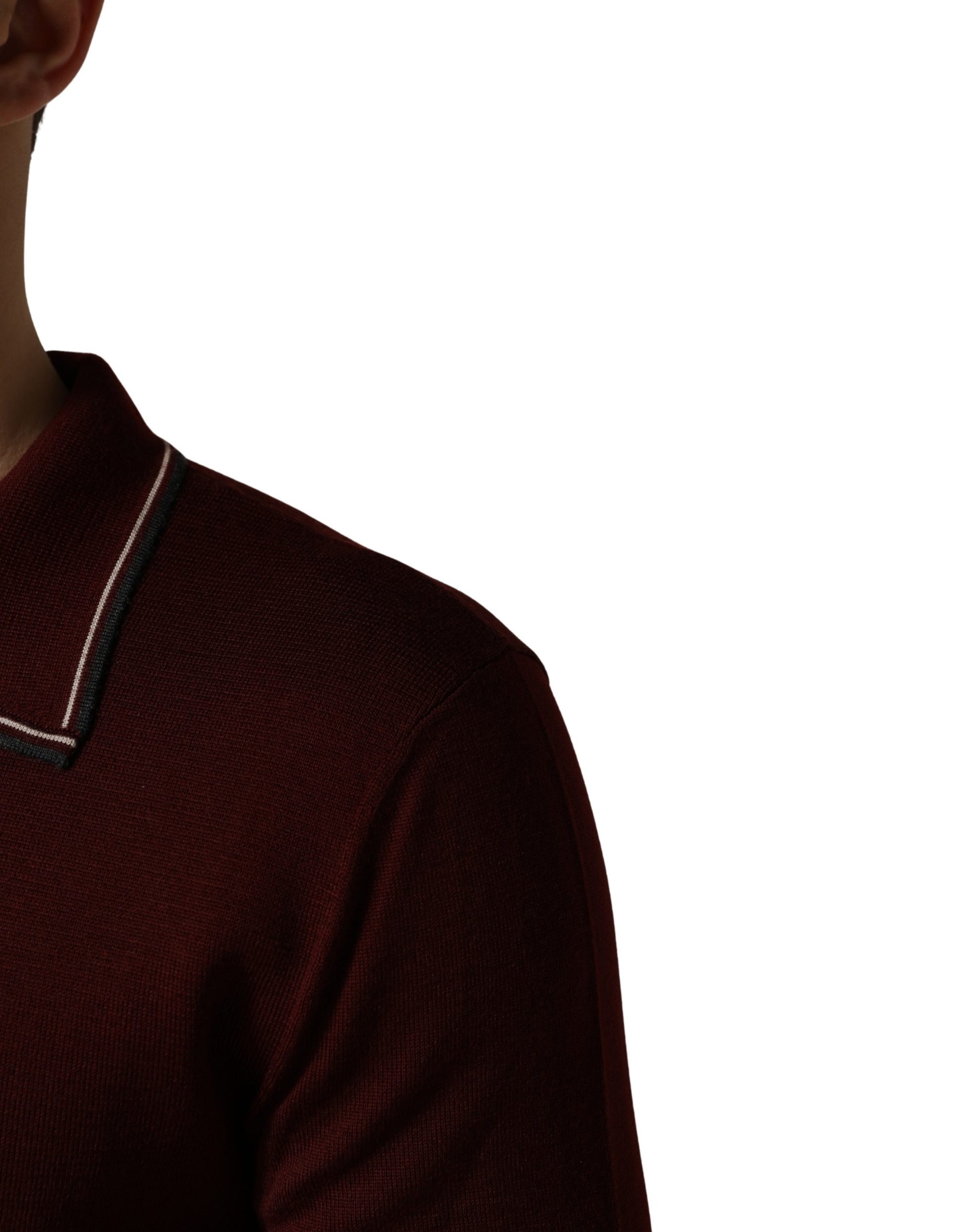 Dolce & Gabbana Red Long Sleeve T-Shirt for Men additional view