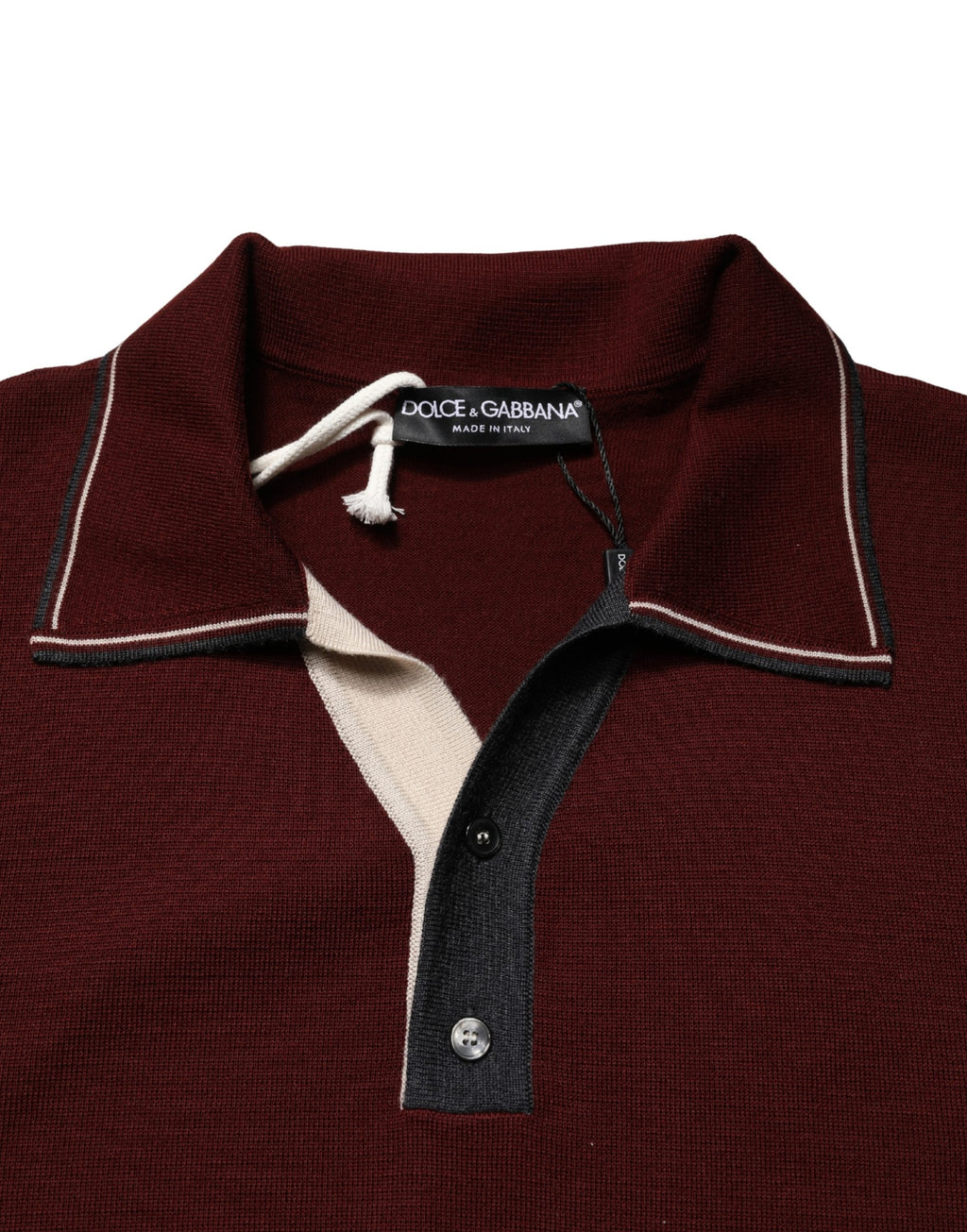 Dolce & Gabbana Red Long Sleeve T-Shirt for Men additional view