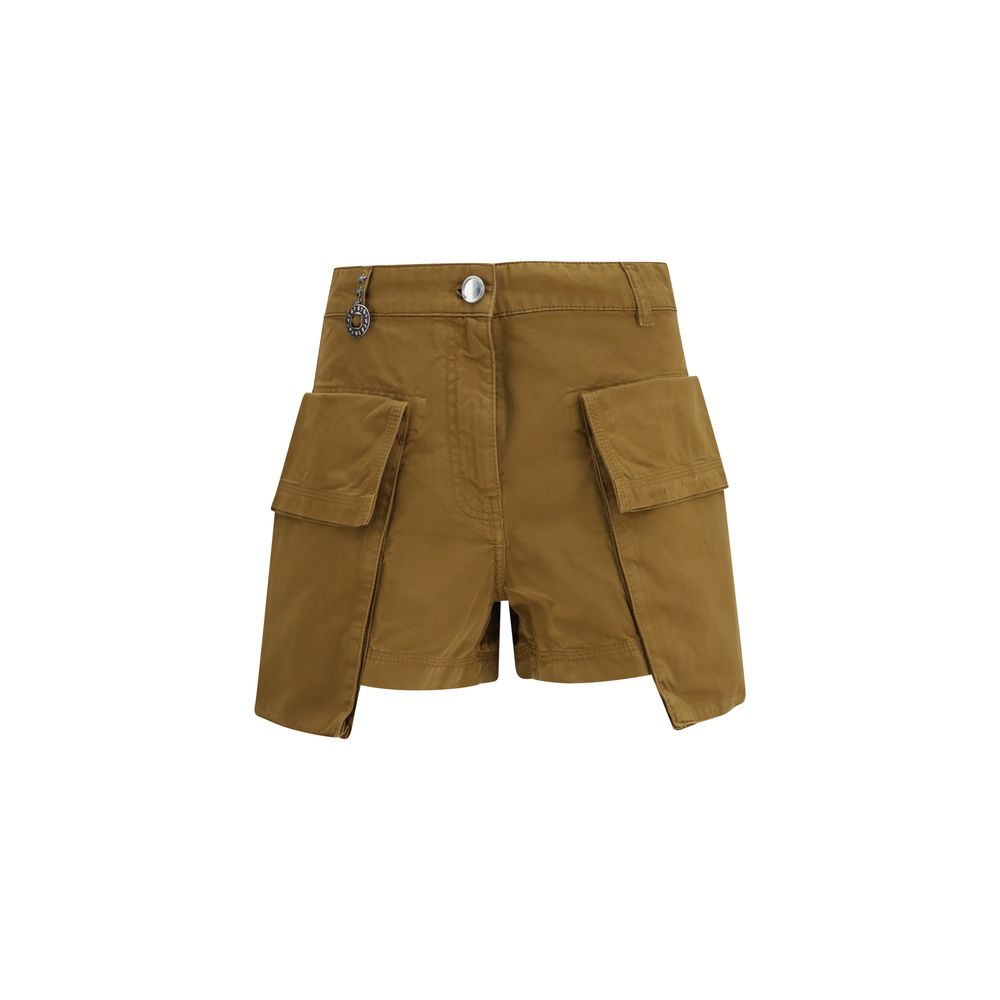 Shorts Bermudas en coton beige PINKO