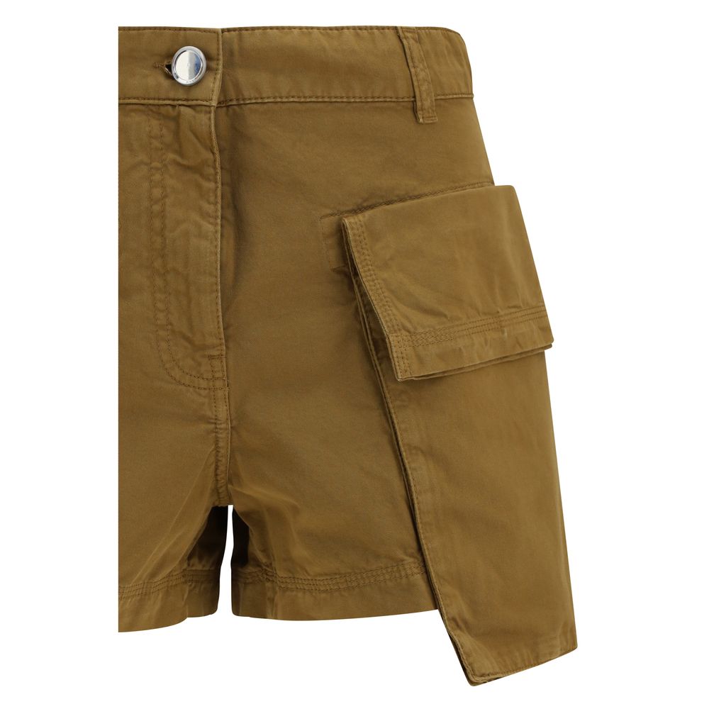 Shorts Bermudas en coton beige PINKO
