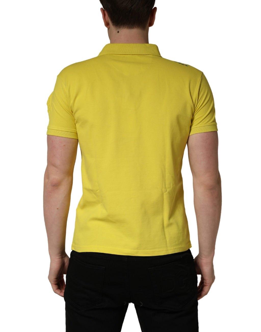 Invicta Yellow Polo Shirt for Men side view