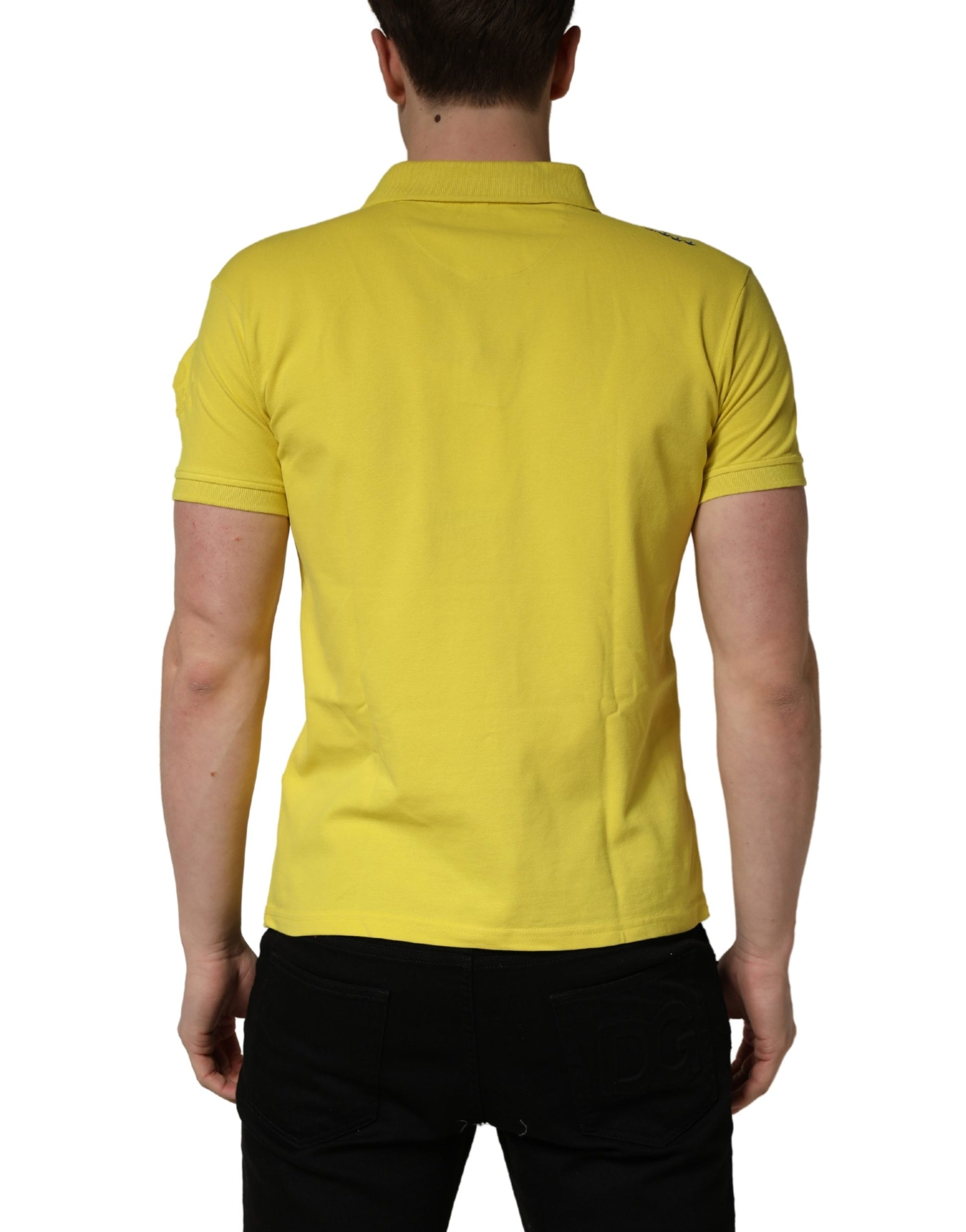 Invicta Yellow Polo Shirt for Men side view