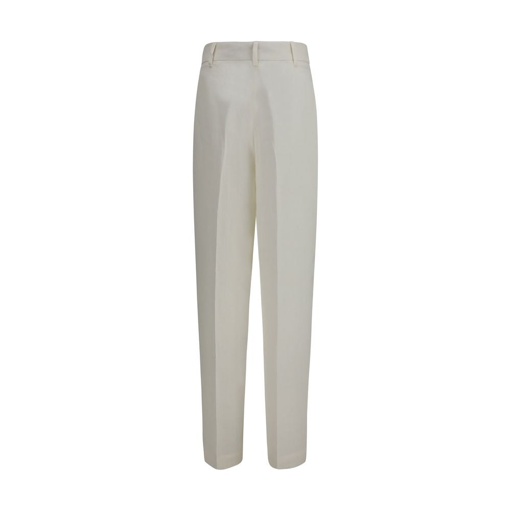 Max Mara White Casual Pants for Women alternate view
