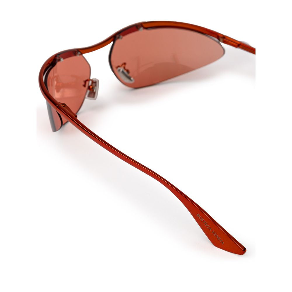 Bottega Veneta Orange Sunglasses for Men side view