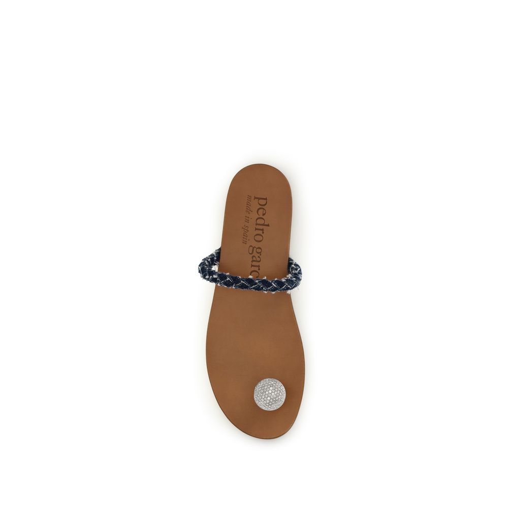 Pedro García Brown Sandals for Women side view