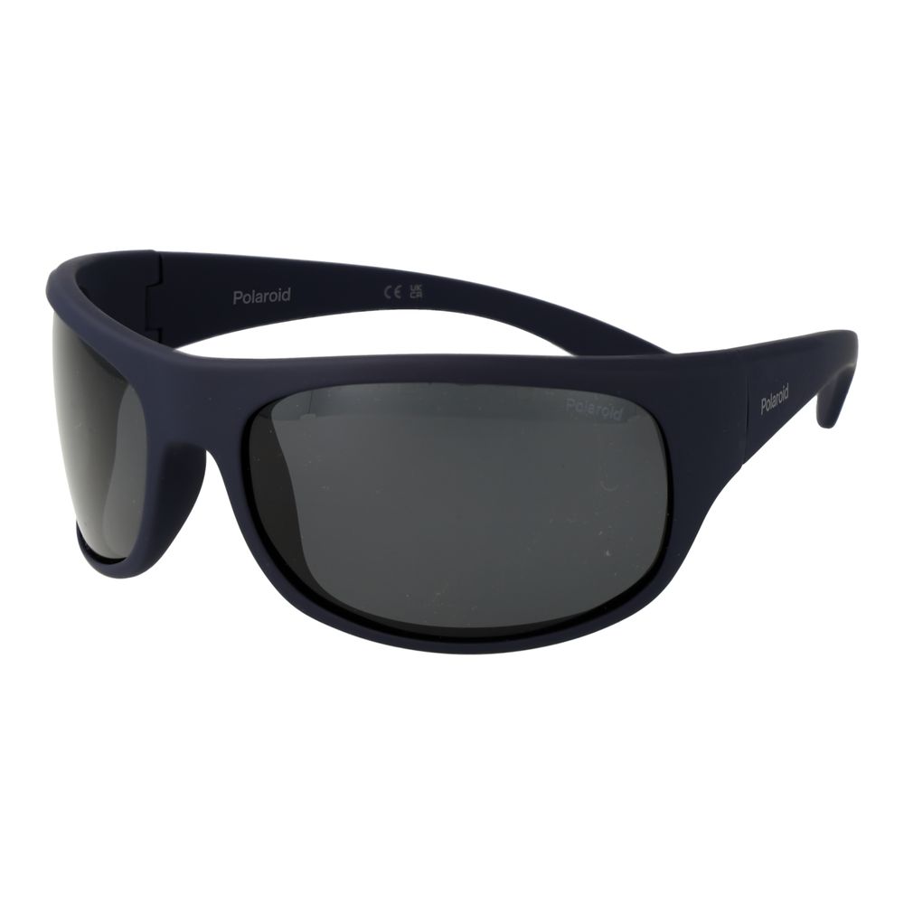 Lunettes de soleil en plastique bleu Polaroid