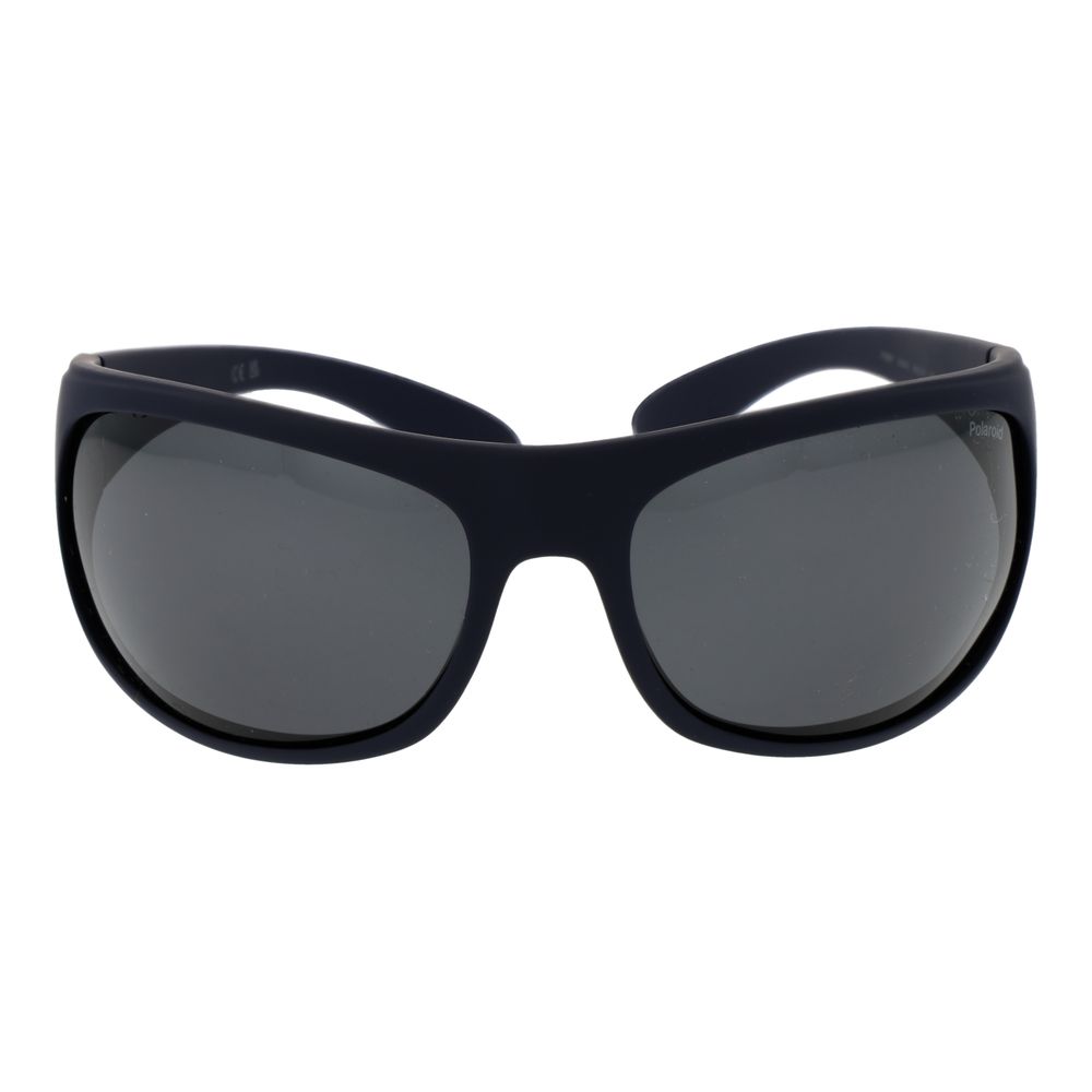 Lunettes de soleil en plastique bleu Polaroid