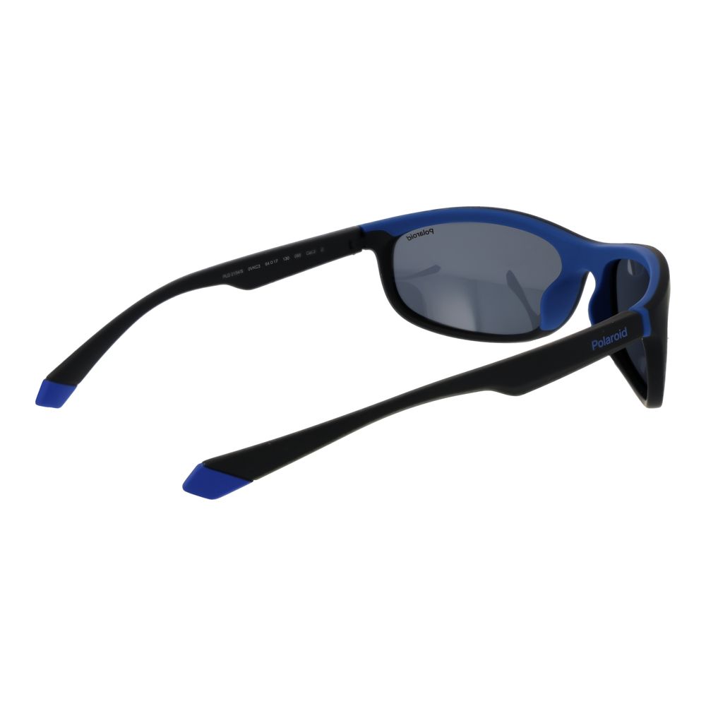 Lunettes de soleil Polaroid en plastique noir