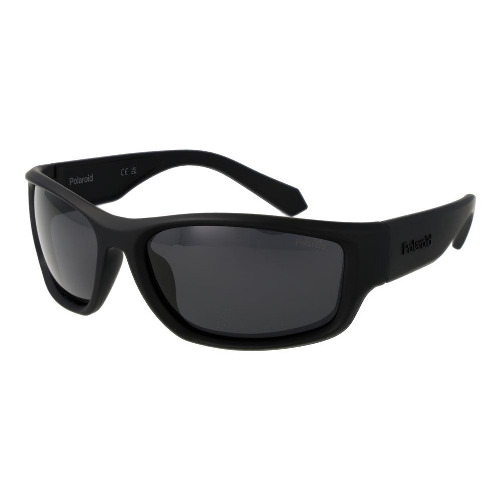 Lunettes de soleil Polaroid en plastique noir