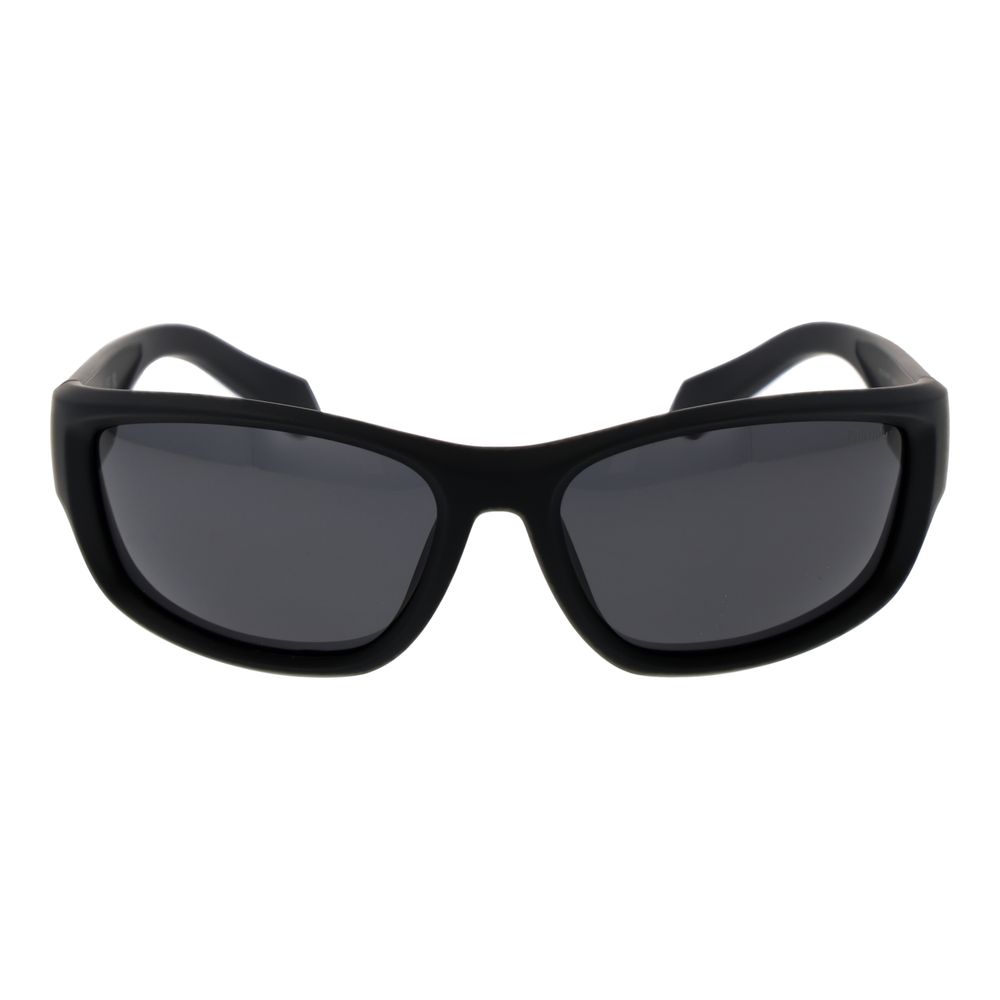 Lunettes de soleil Polaroid en plastique noir