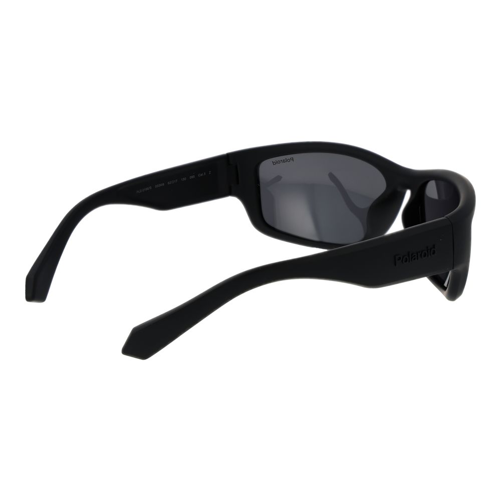 Lunettes de soleil Polaroid en plastique noir