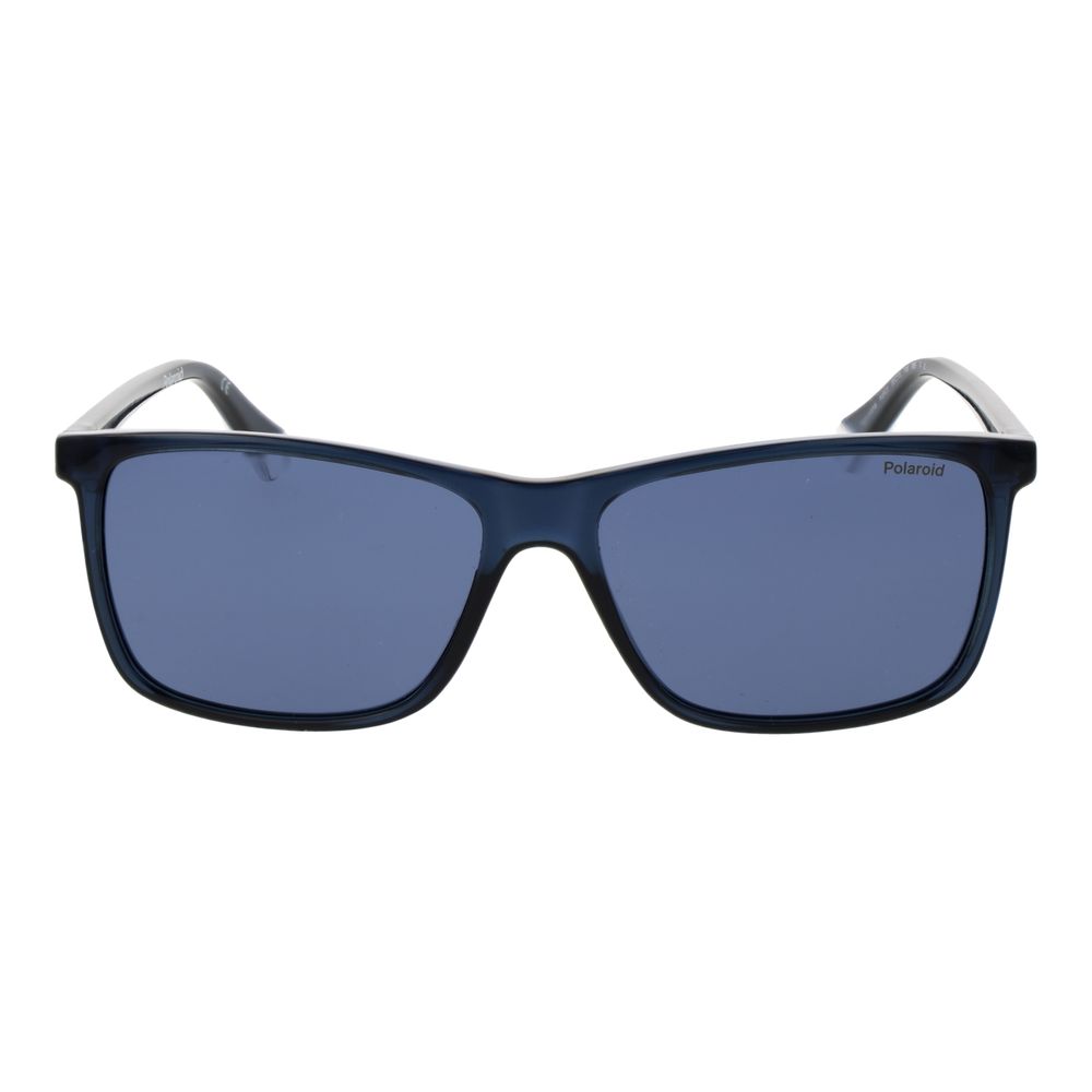 Lunettes de soleil en plastique bleu Polaroid