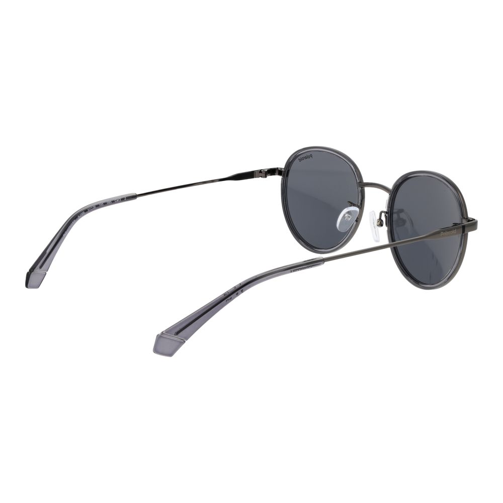 Polaroid Gray Stainless Steel Sunglasses