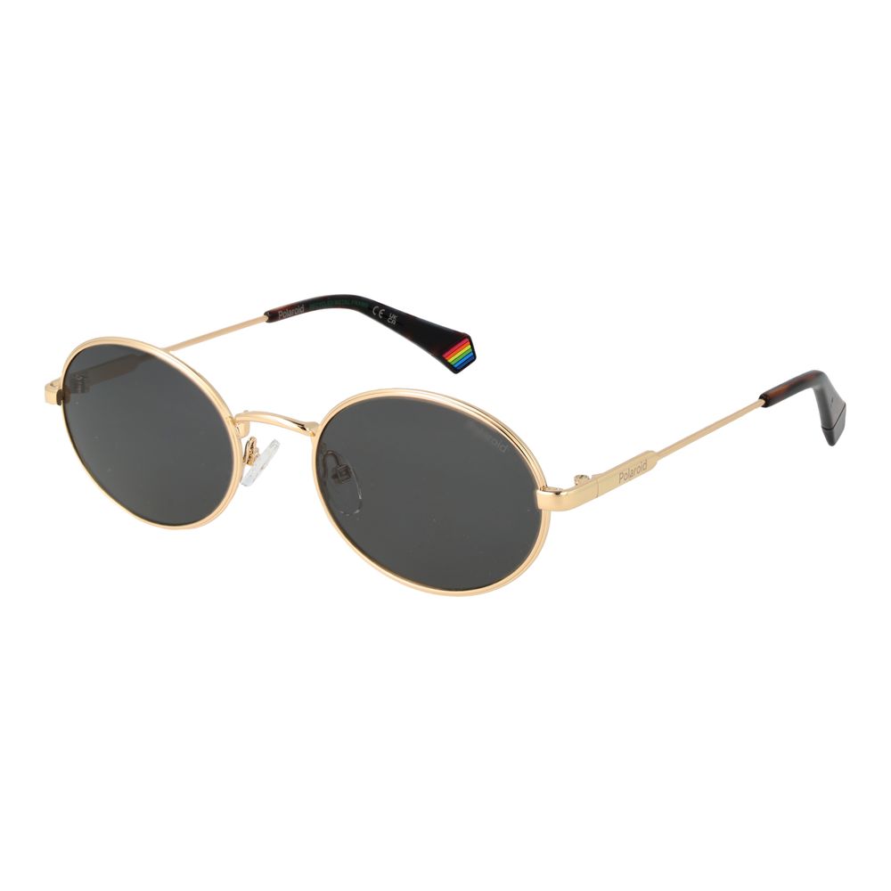 Lunettes de soleil Polaroid en métal doré