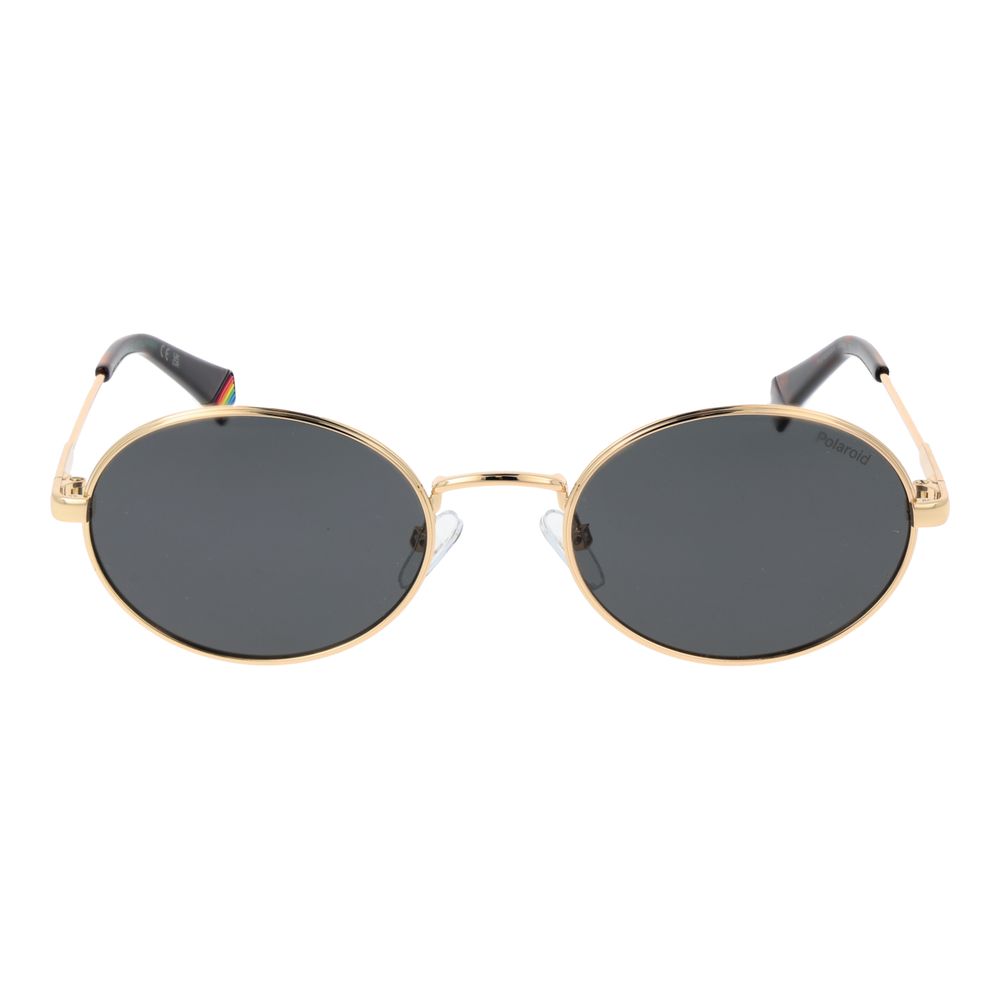 Lunettes de soleil Polaroid en métal doré