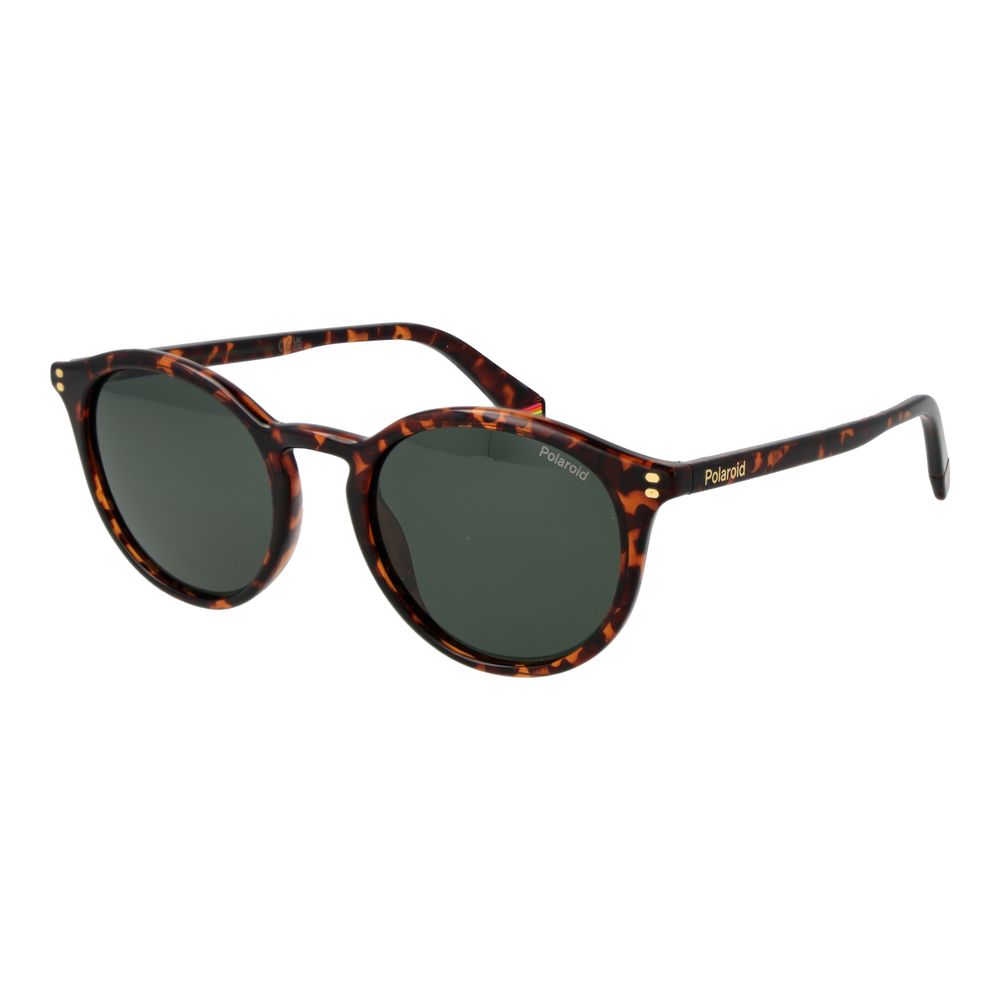 Lunettes de soleil Polaroid en plastique marron