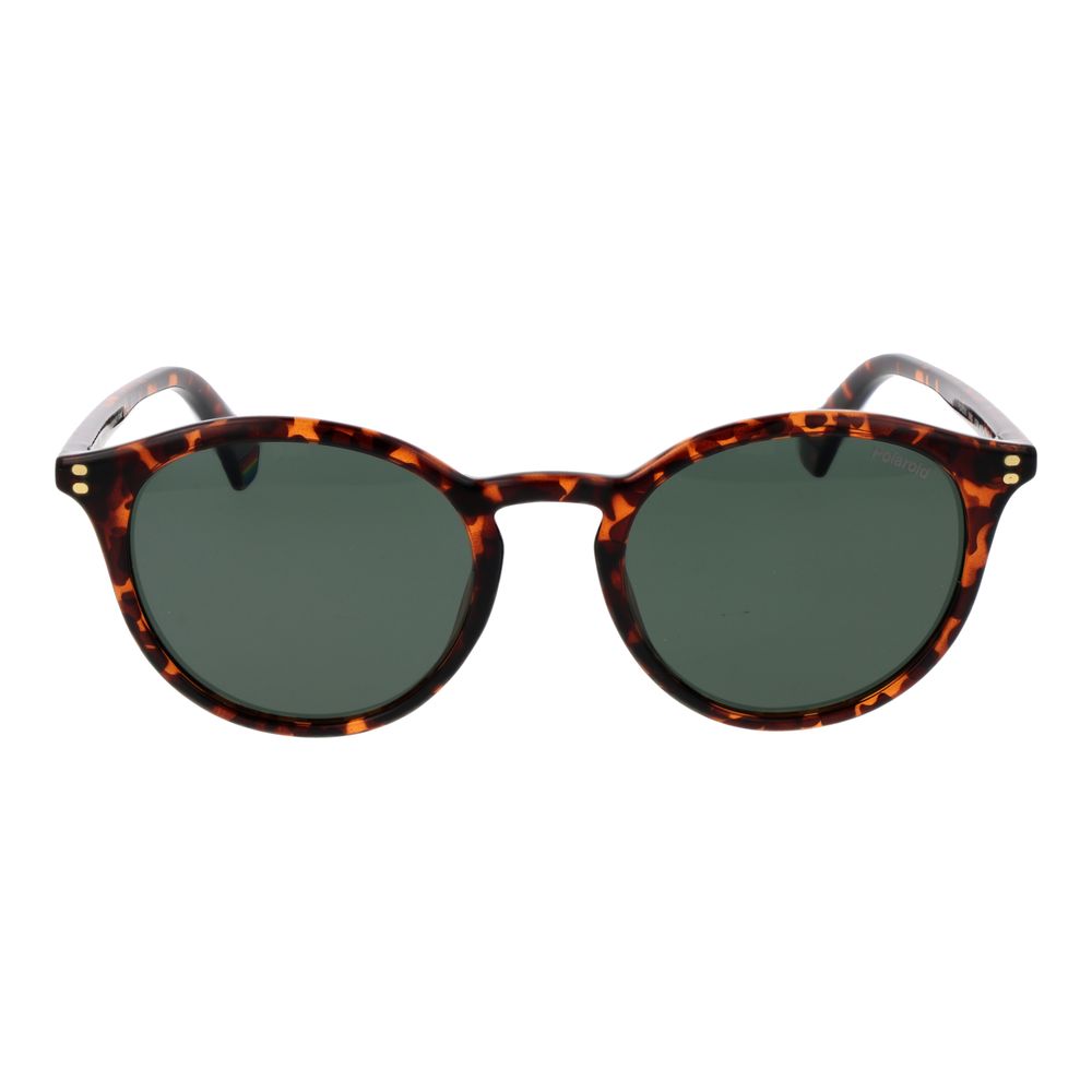 Lunettes de soleil Polaroid en plastique marron