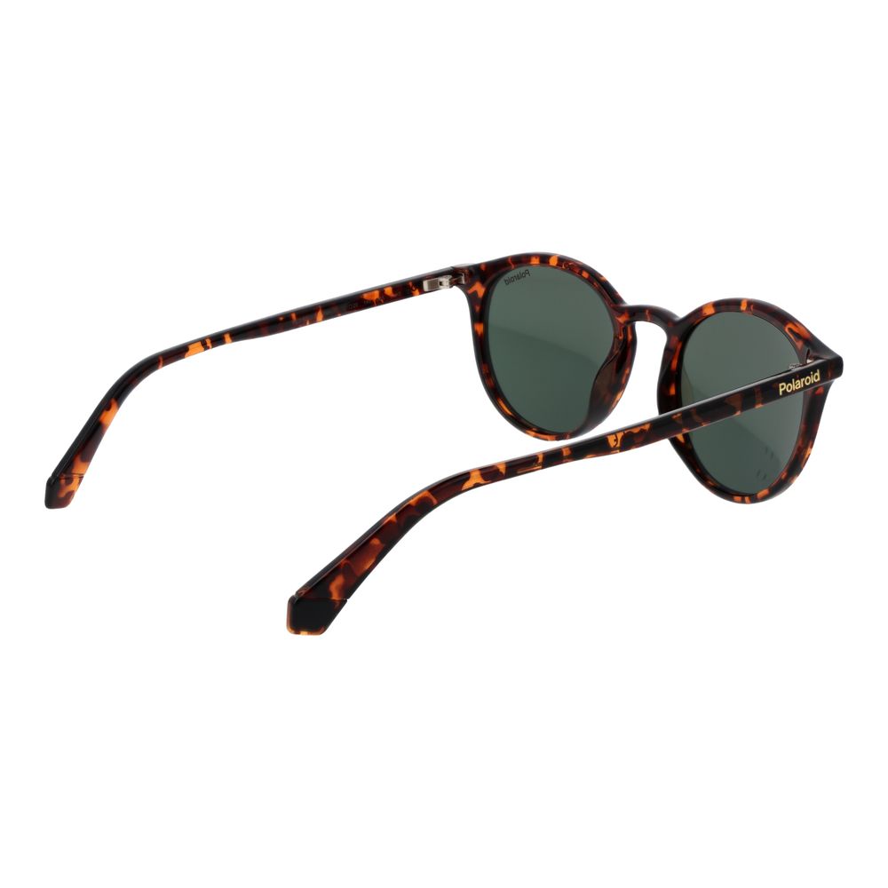 Lunettes de soleil Polaroid en plastique marron
