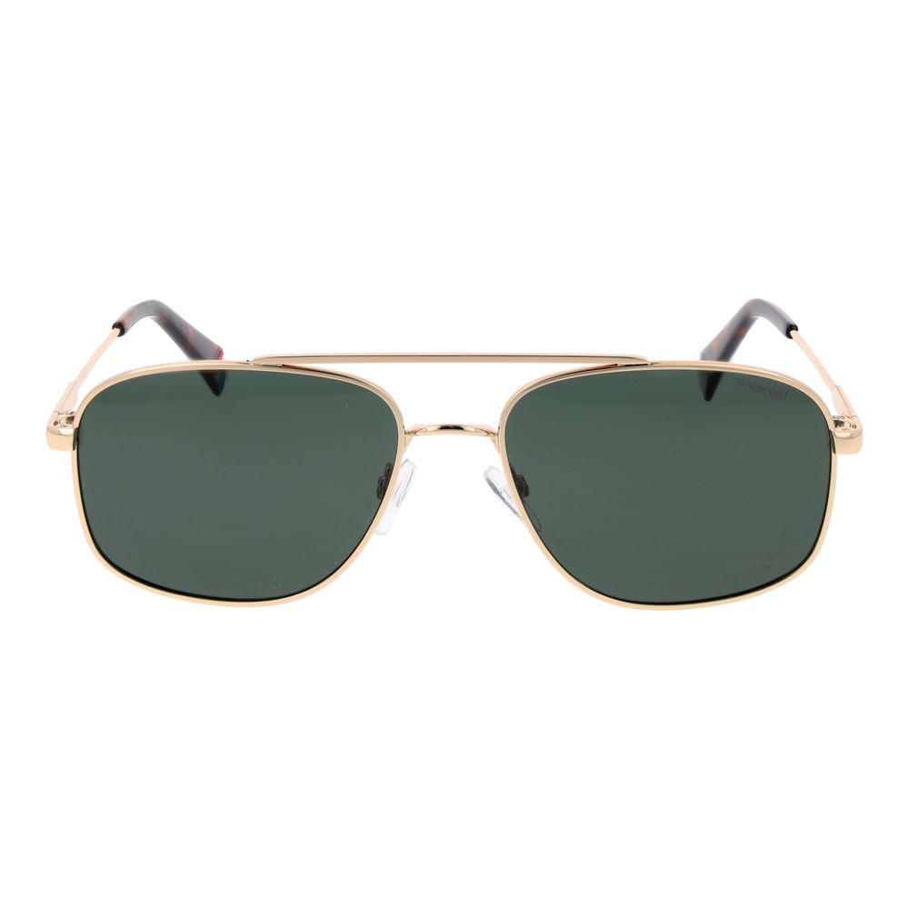 Lunettes de soleil Polaroid en métal doré