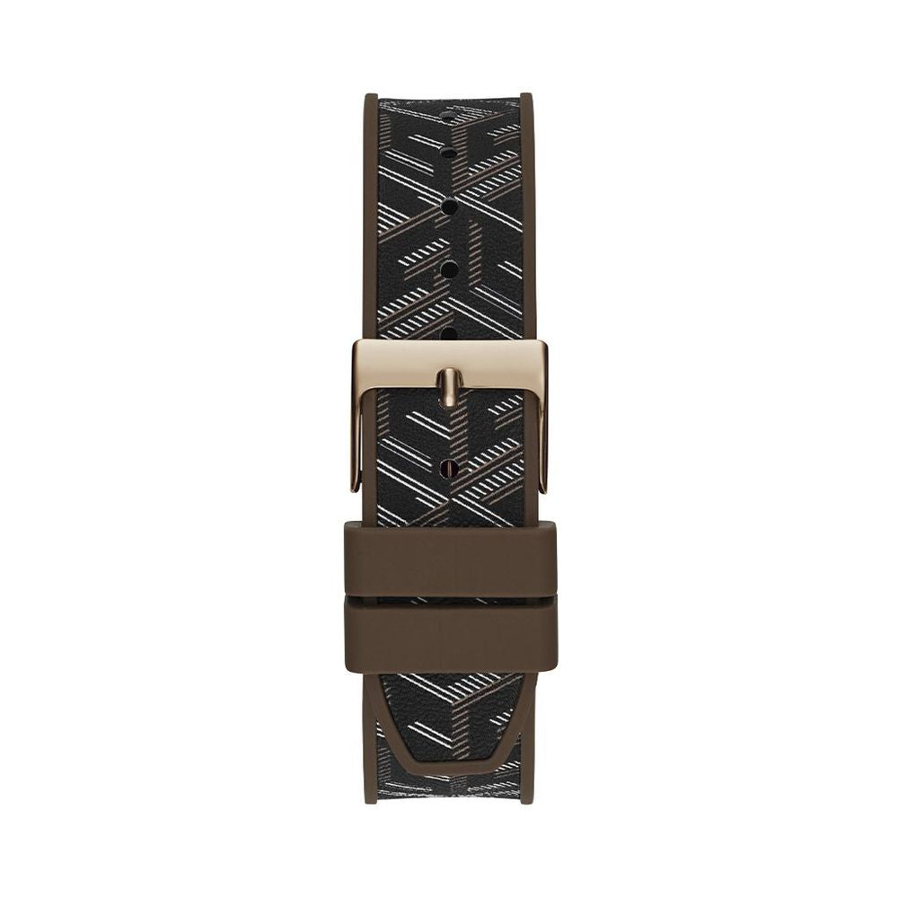 Montre Guess femme avec bracelet en cuir synthétique marron