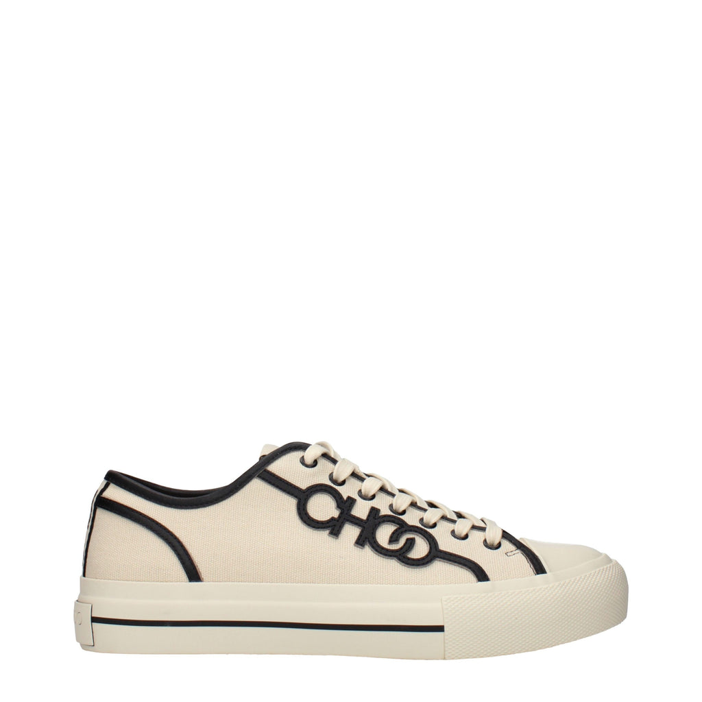 Jimmy Choo Beige Low Top Sneakers for Men