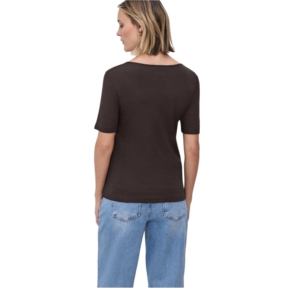 Street One Brown Long Sleeve T-Shirt for Women alternate view