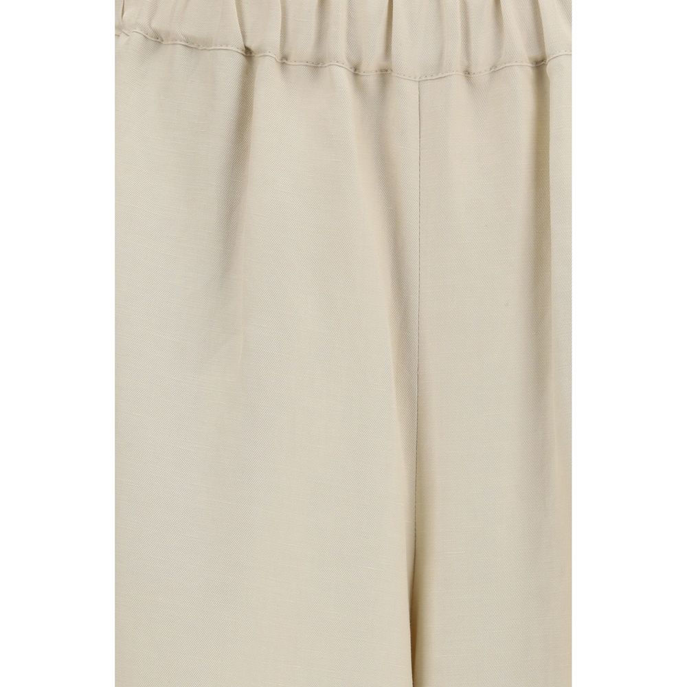 Max Mara Beige Casual Pants for Women detail view