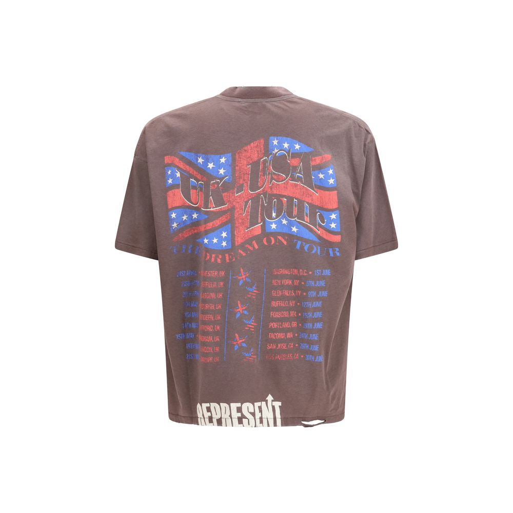 Représenter le T-shirt en coton noir