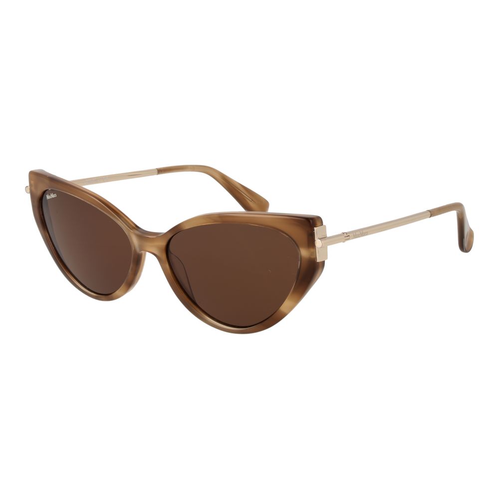 Lunettes de soleil Max Mara marron en acétate