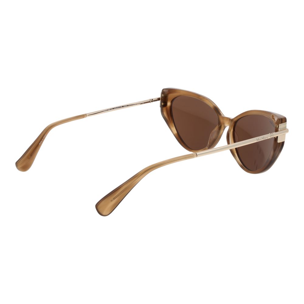 Lunettes de soleil Max Mara marron en acétate