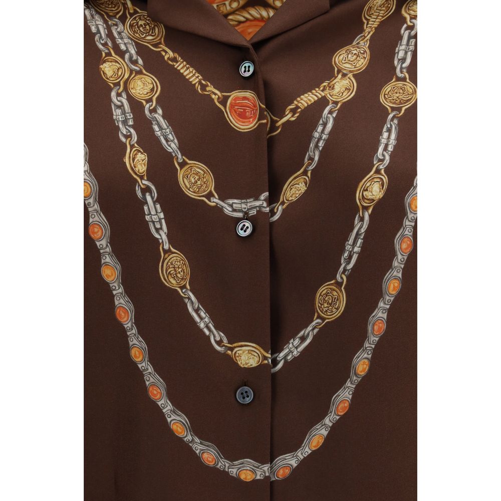 Versace Brown Shirt for Women detail view