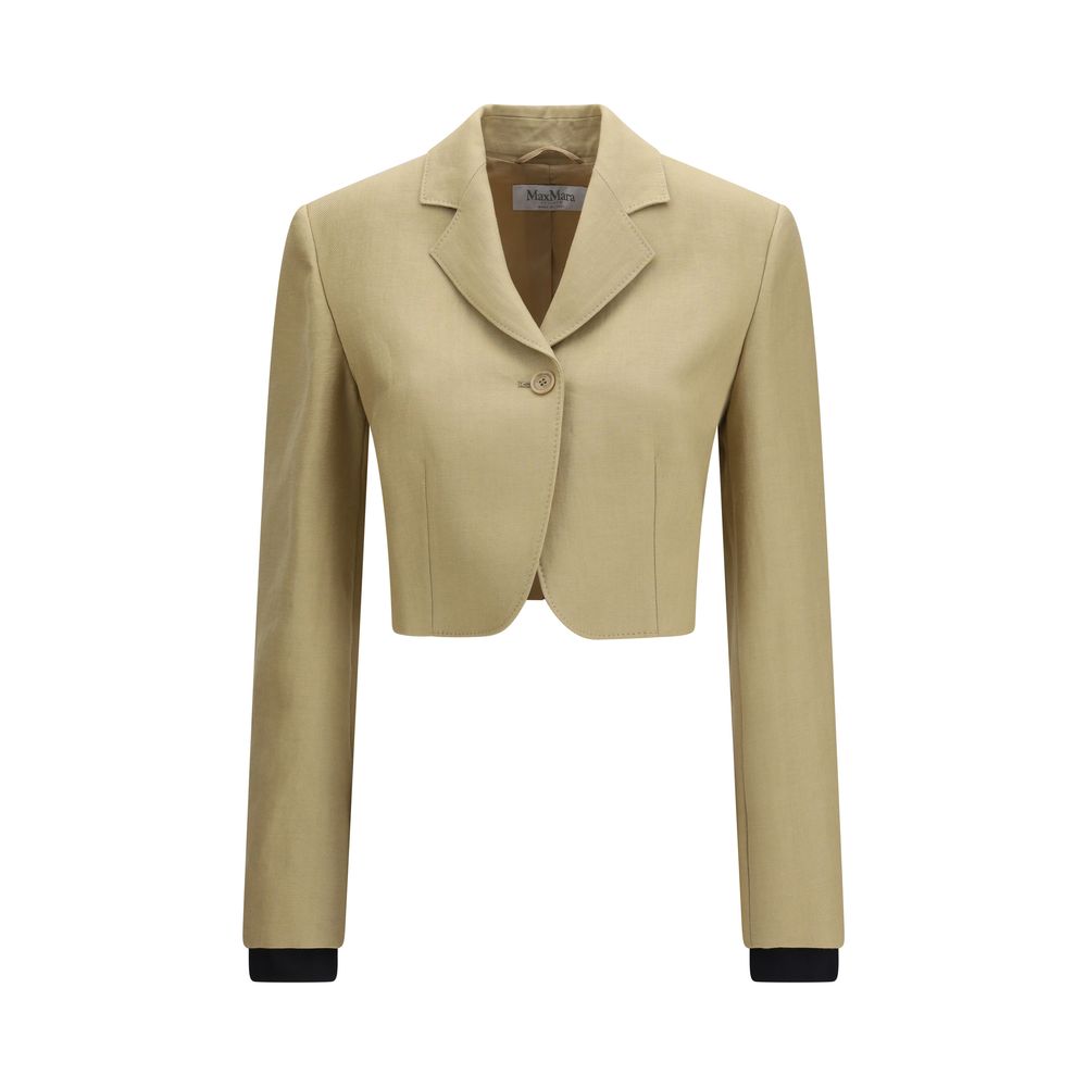 Max Mara Beige Denim Jackets for Women