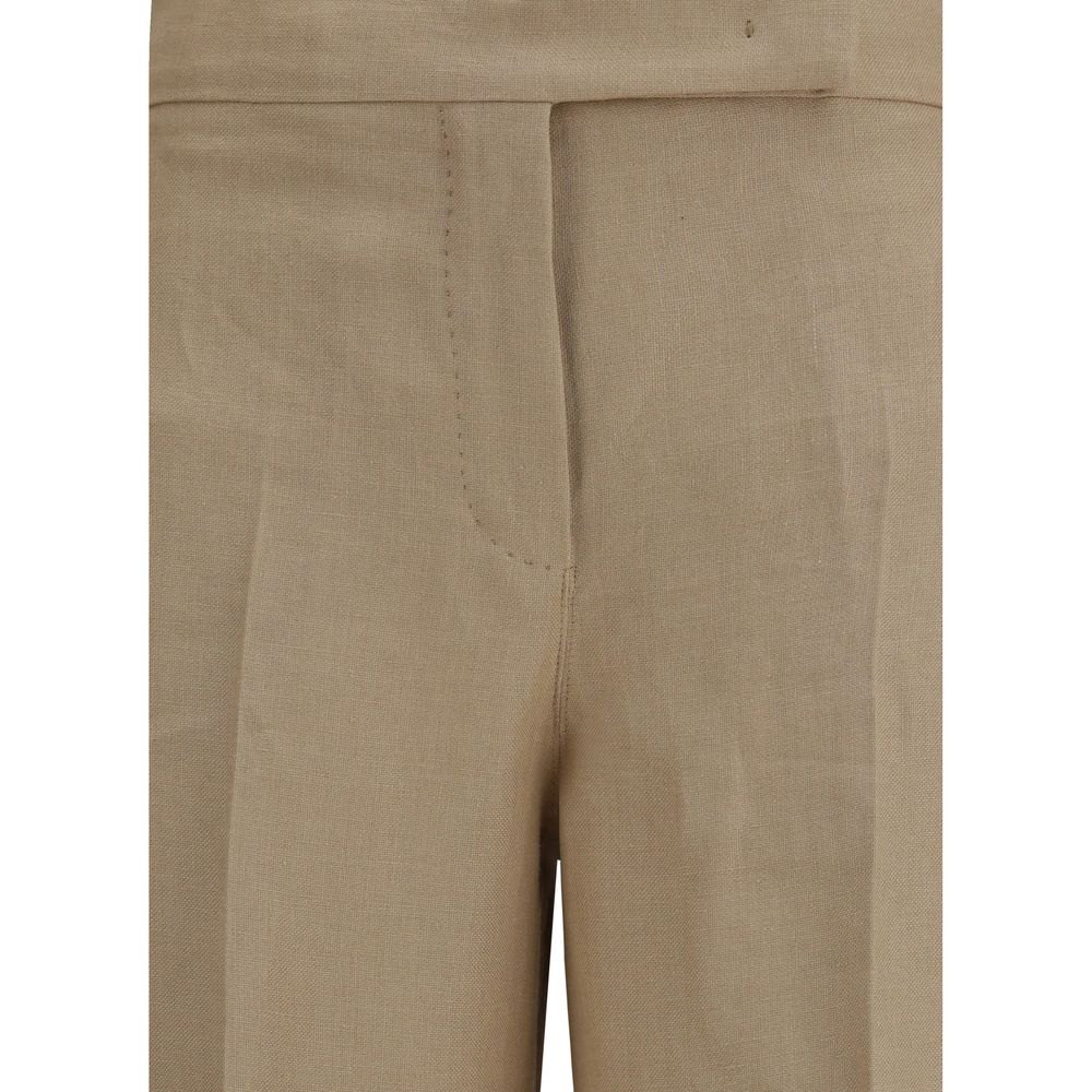 Max Mara Beige Casual Pants for Women detail view
