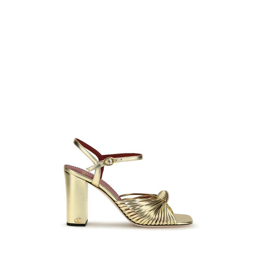 Valentino Garavani Gold Platforms for Women