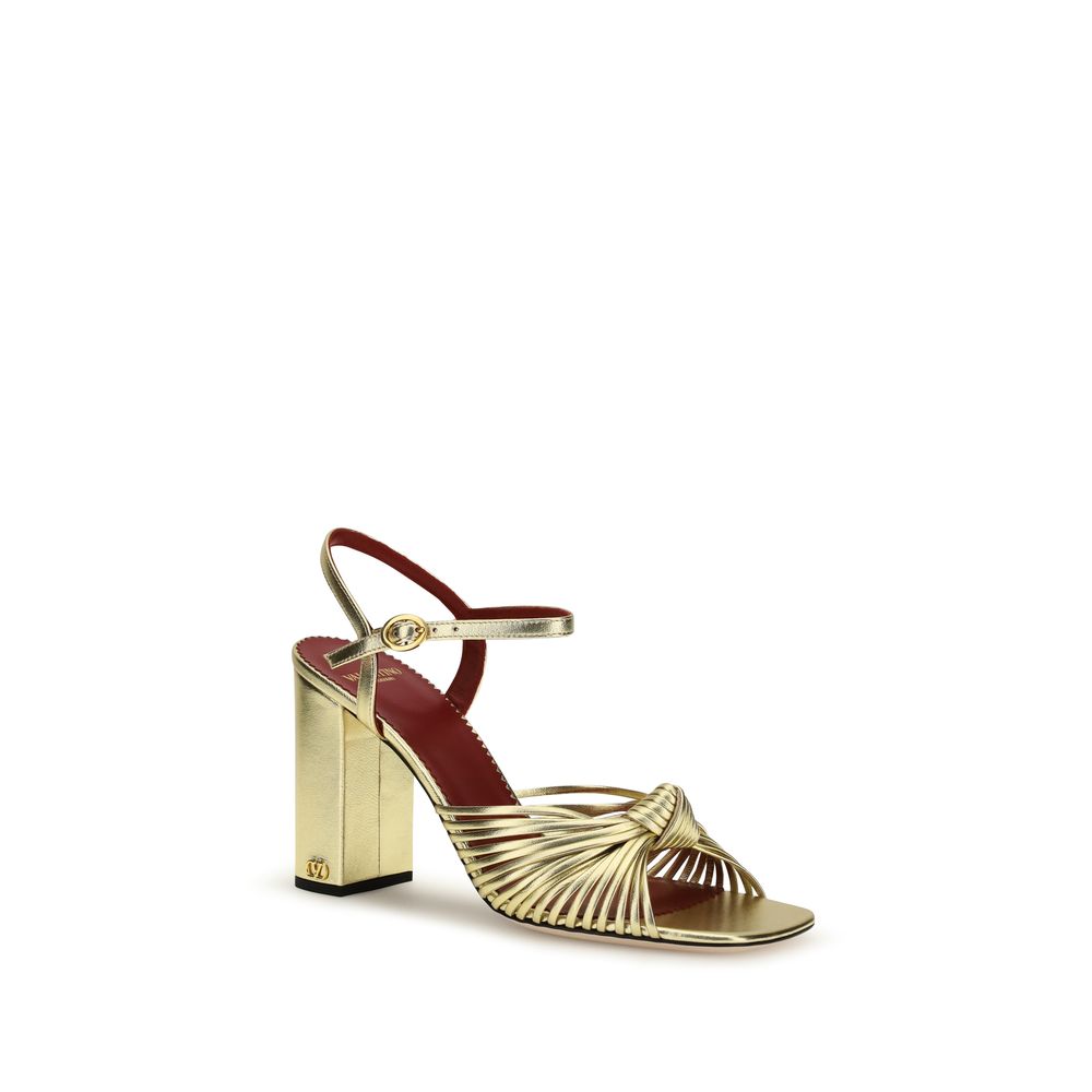 Valentino Garavani Gold Platforms for Women alternate view