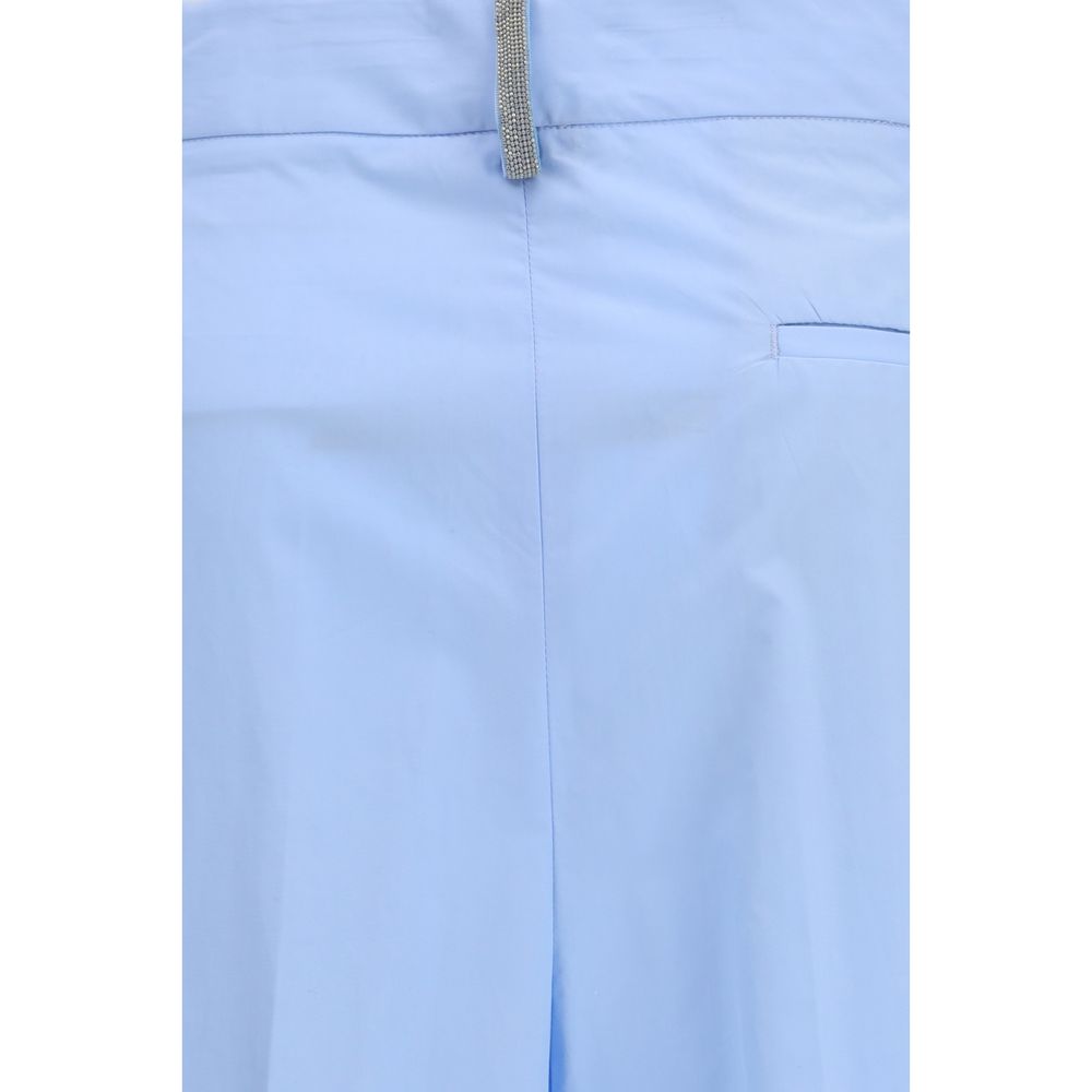 Fabiana Filippi Blue Casual Pants for Women detail view