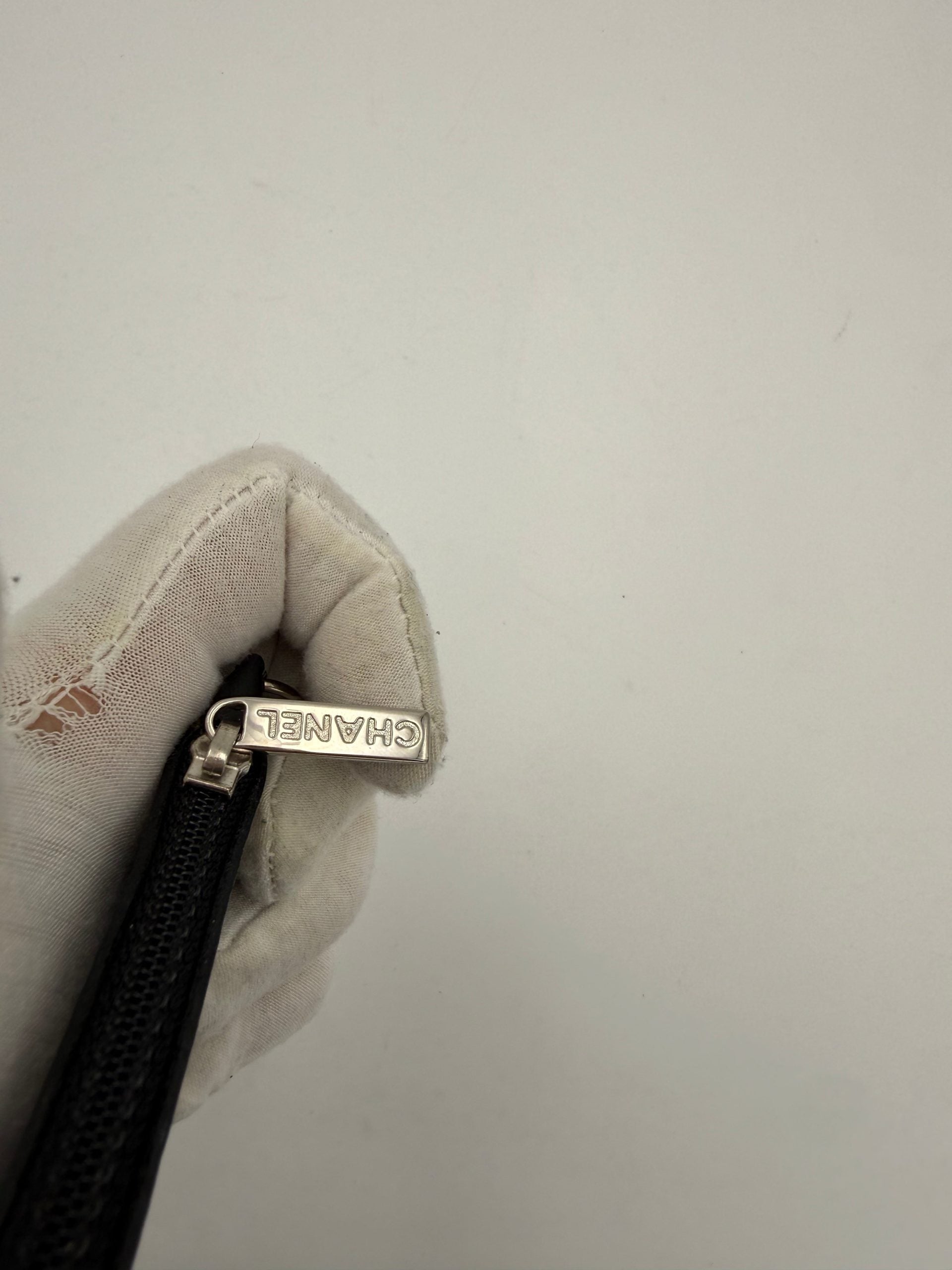Chanel CHANEL Porte-monnaie/porte-cartes en cuir d'agneau