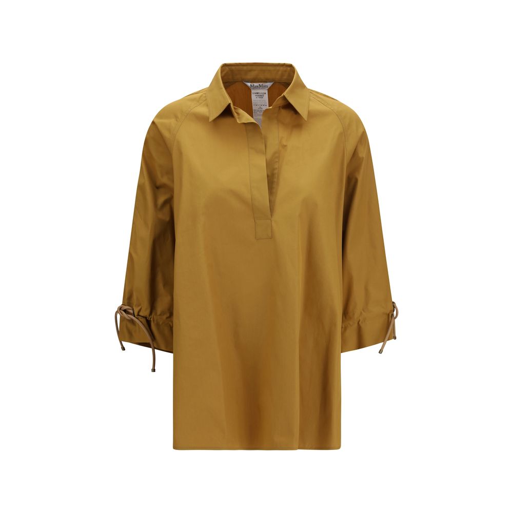 Chemise en coton beige Max Mara