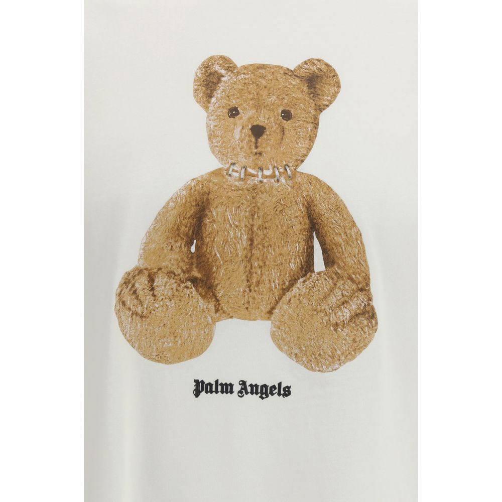 Palm Angels White T-Shirt for Men detail view