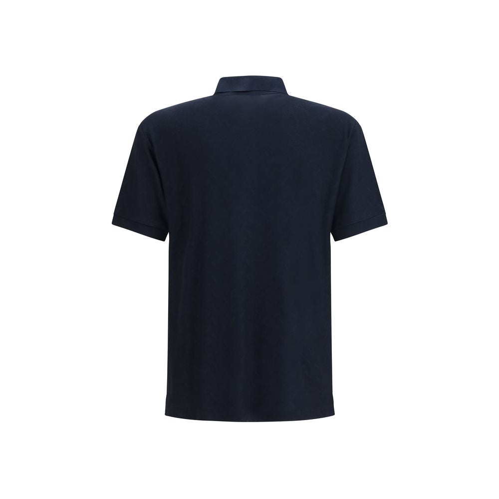 Giorgio Armani Blue Polo Shirt for Men alternate view