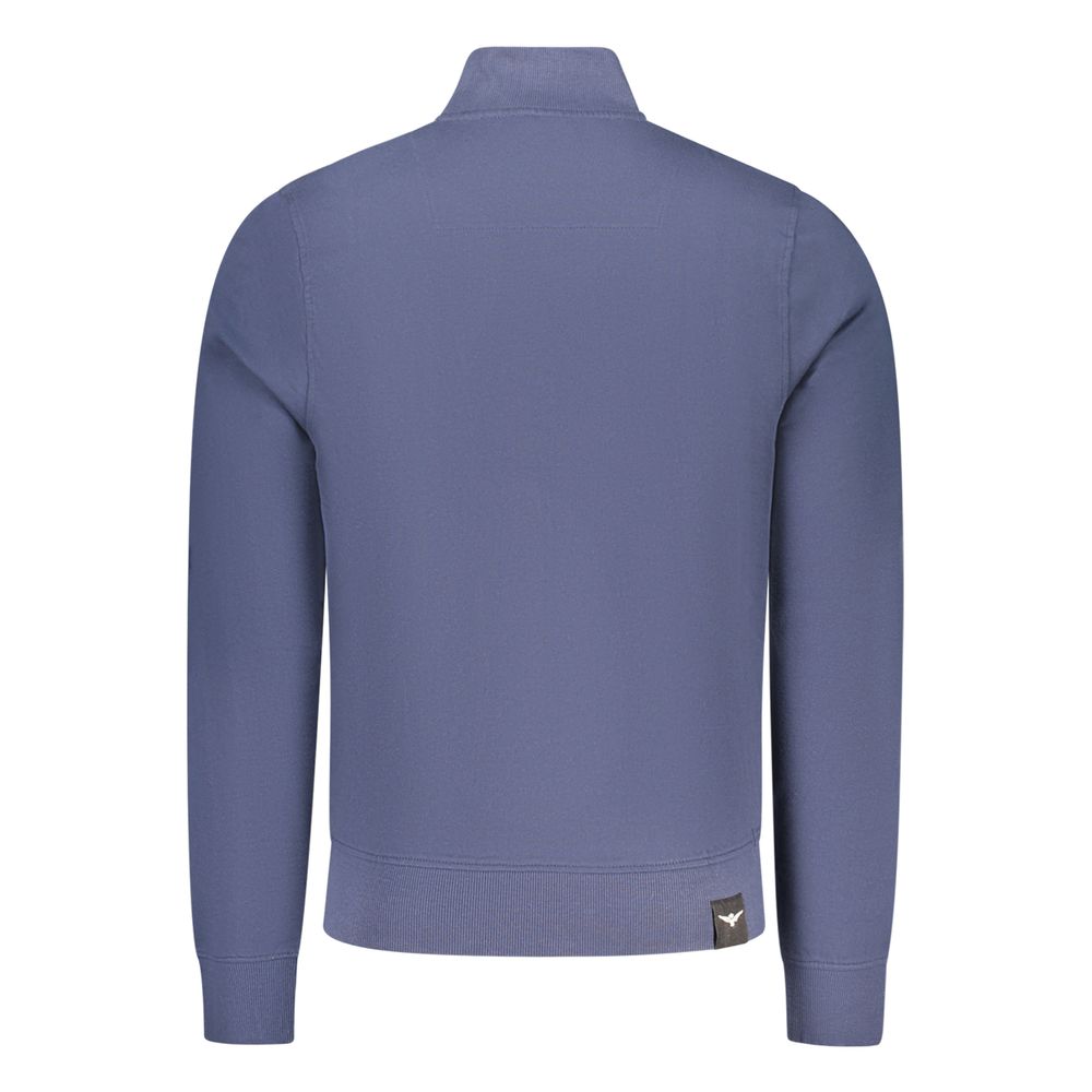 Sweat-shirt homme en coton bleu Accademia Militare
