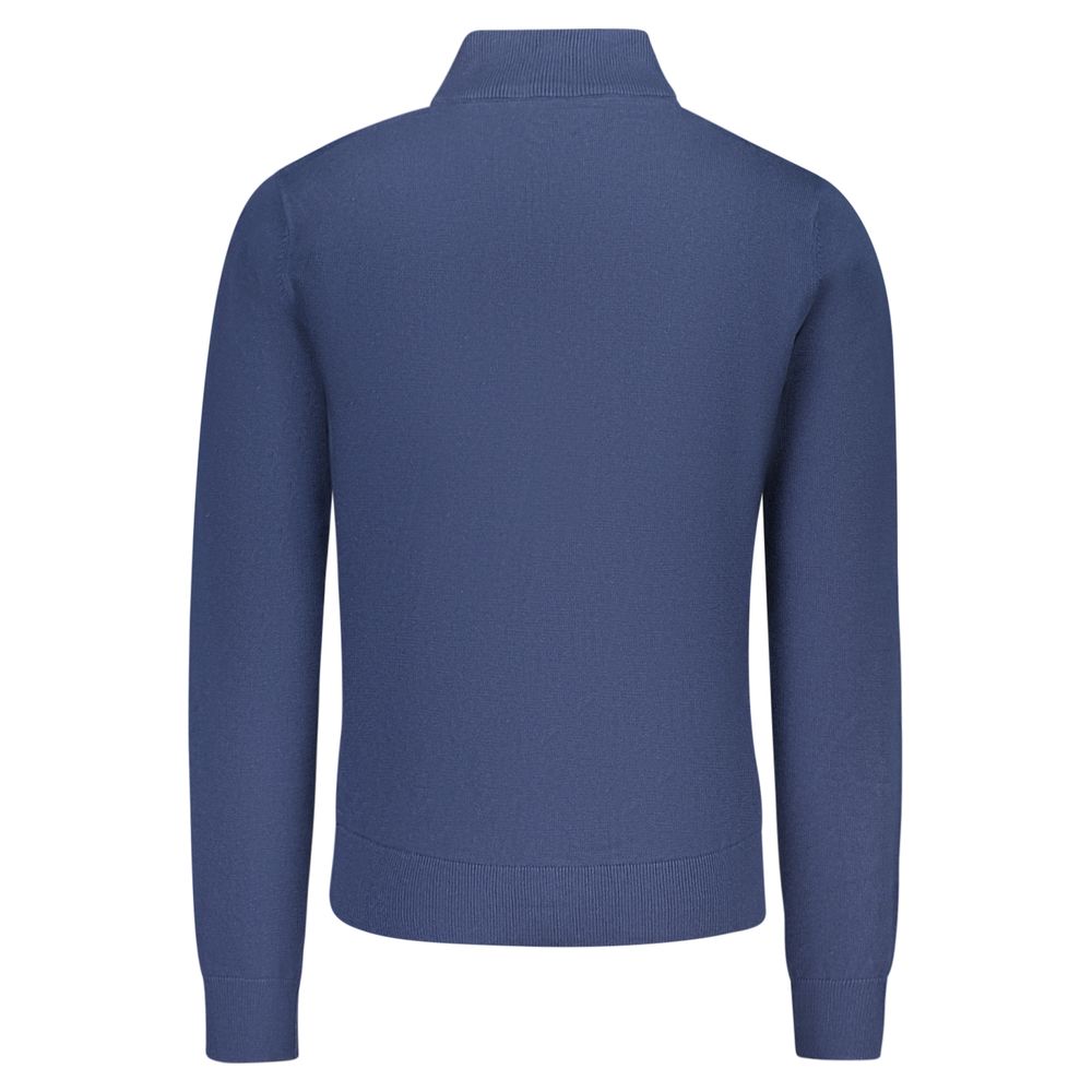Pull en coton bleu U.S. Grand pour homme