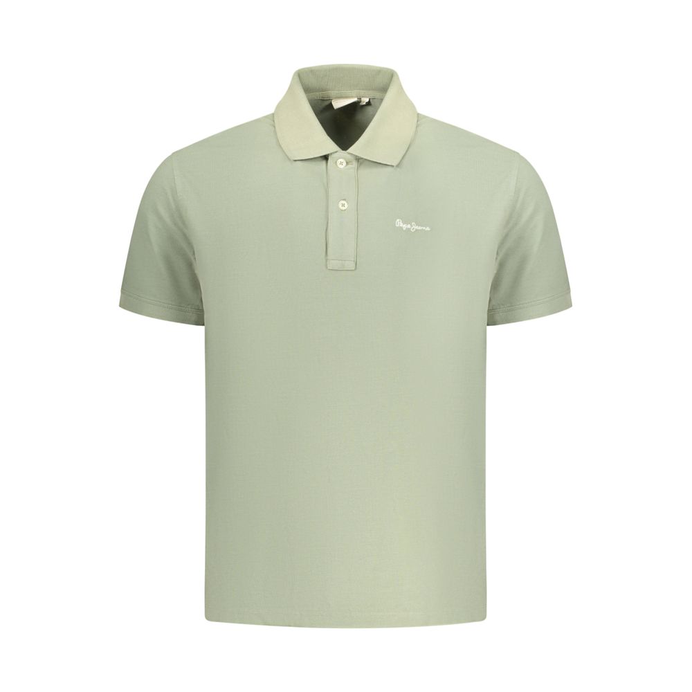 Polo Pepe Jeans Vert Coton Homme