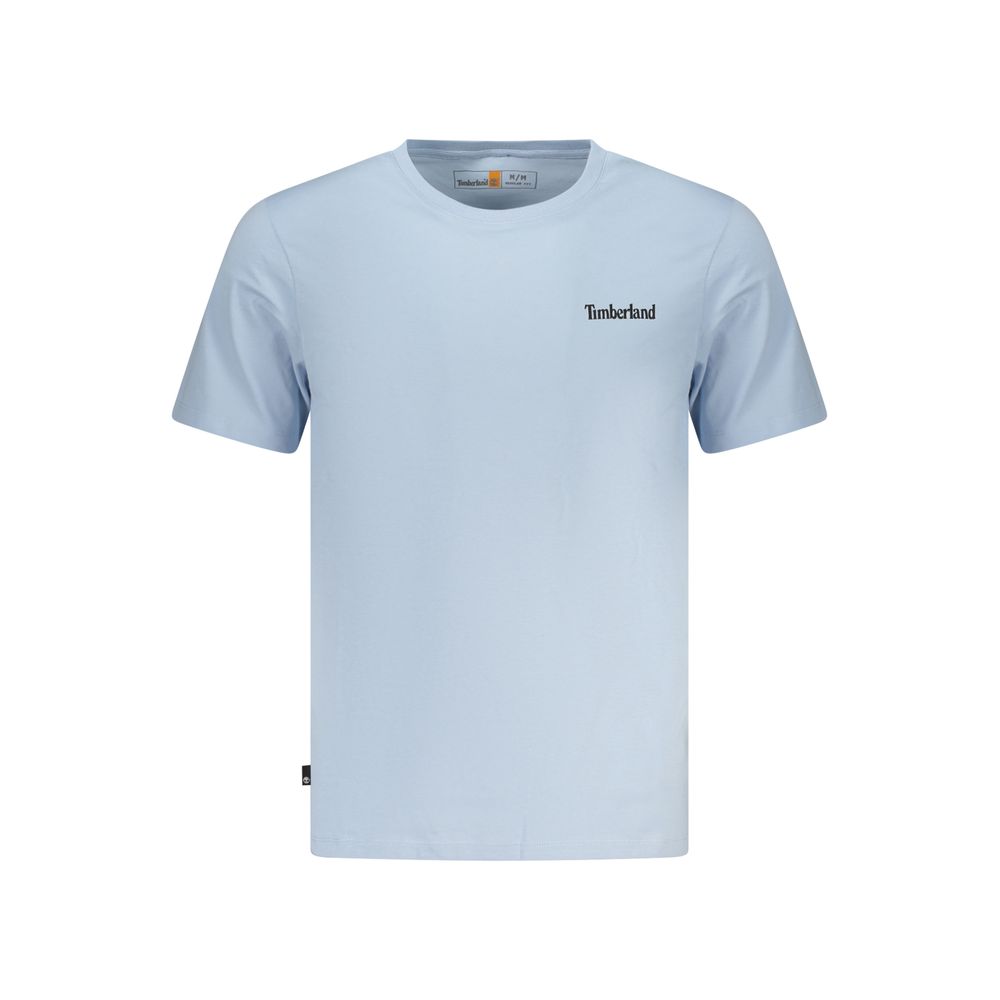 T-shirt en coton Timberland Azzurro pour homme